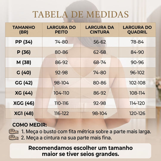 Lisana® Serena — Sutiã Corretor Postural Sem Costura com Sustentação Inteligente