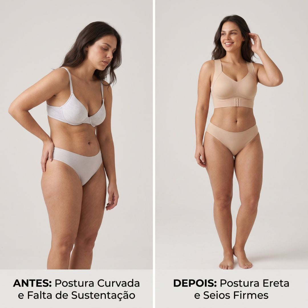 Lisana® Serena — Sutiã Corretor Postural Sem Costura com Sustentação Inteligente