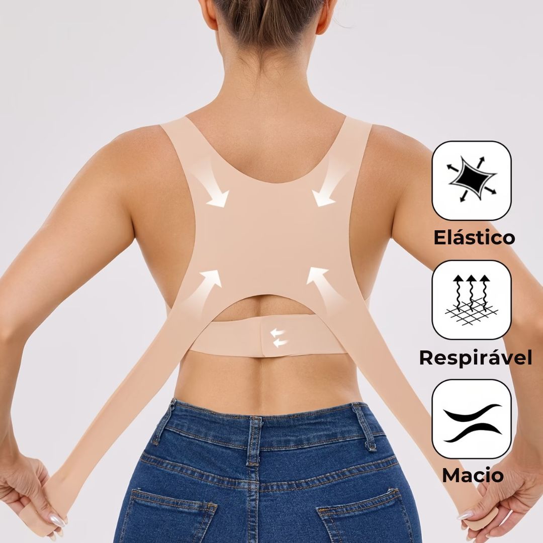 Lisana® Serena — Sutiã Corretor Postural Sem Costura com Sustentação Inteligente
