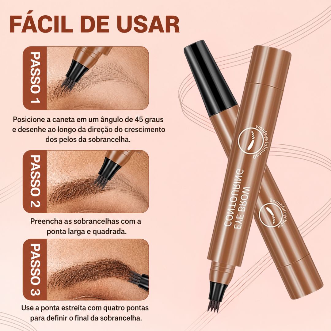 Caneta Efeito Micropigmentação A Prova D'Àgua (PAGUE 1 LEVE 2)