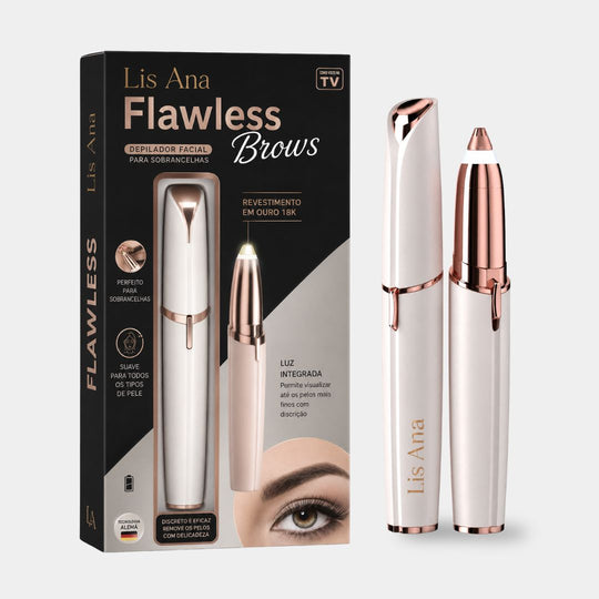 Depilador de Sobrancelhas Elétrico Recarregável - Flawless Brows