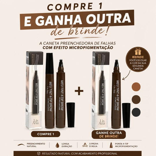 Caneta Efeito Micropigmentação A Prova D'Àgua (PAGUE 1 LEVE 2)